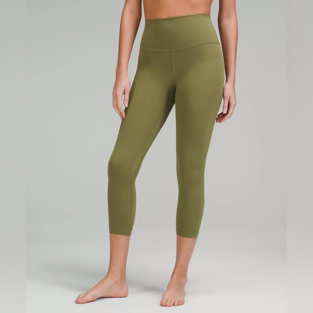 Lululemon Align High-Rise Crop 23" - Bronze Green